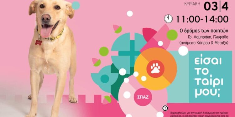 Ημέρα υιοθεσίας σκύλου στη Γλυφάδα από τον ΣΠΑΖ