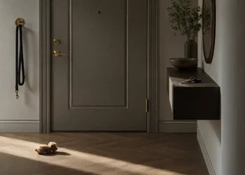 Σκηνή ετοιμότητας διάσωσης με κουβέρτα, φακό, μπολ νερού και καθαρό αρνητικό χώρο