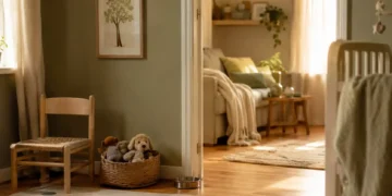 Καθαρή editorial εικόνα pet lifestyle με φυσικό φως, αρνητικό χώρο και συμβολικά στοιχεία φροντίδας