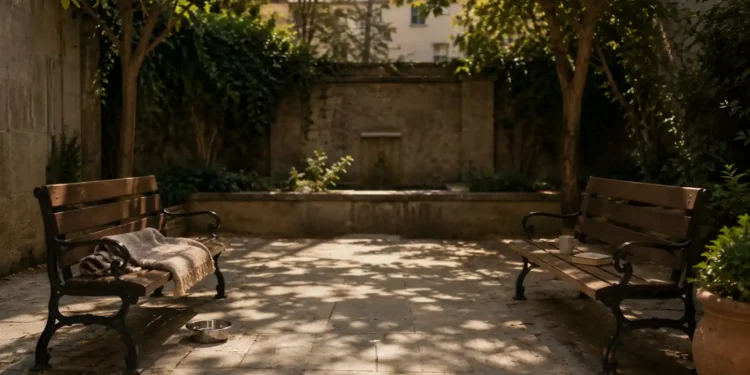Καθαρή editorial εικόνα pet lifestyle με φυσικό φως, αρνητικό χώρο και συμβολικά στοιχεία φροντίδας