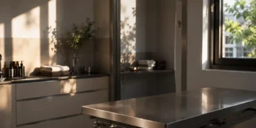 Χώρος φιλοζωικής φροντίδας με κουβέρτες, μπολ, crates και ζεστό φυσικό φως