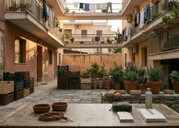 Χώρος φιλοζωικής φροντίδας με κουβέρτες, μπολ, crates και ζεστό φυσικό φως