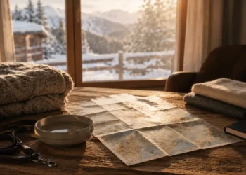 Καθαρή editorial εικόνα pet lifestyle με φυσικό φως, αρνητικό χώρο και συμβολικά στοιχεία φροντίδας