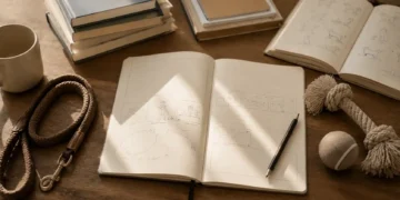 Κλινική editorial σκηνή φροντίδας με καθαρό τραπέζι, πετσέτες, μπολ και ήπιο φως