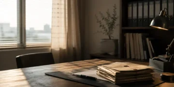 Περιβαλλοντική editorial εικόνα με φυσικό τοπίο, ήπιο φως και συμβολικά στοιχεία προστασίας άγριας ζωής