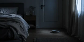 Χώρος φιλοζωικής φροντίδας με κουβέρτες, μπολ, crates και ζεστό φυσικό φως