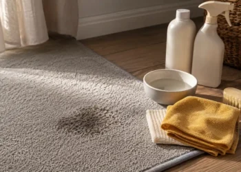 Καθαρή editorial εικόνα pet lifestyle με φυσικό φως, αρνητικό χώρο και συμβολικά στοιχεία φροντίδας