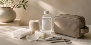 Καθαρή editorial εικόνα pet lifestyle με φυσικό φως, αρνητικό χώρο και συμβολικά στοιχεία φροντίδας